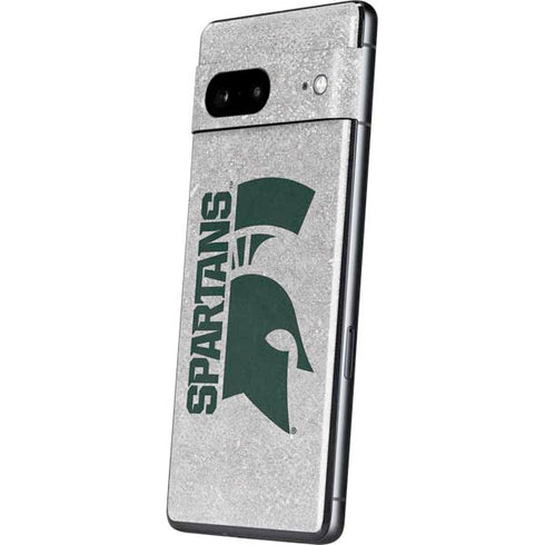 Michigan State University Spartans Half Logo Pixel Skins